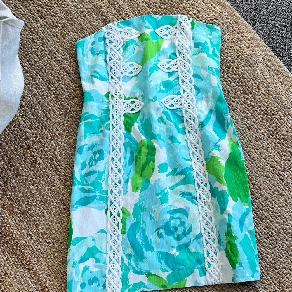 Lilly Pulitzer Tansy Strapless Cocktail Dress